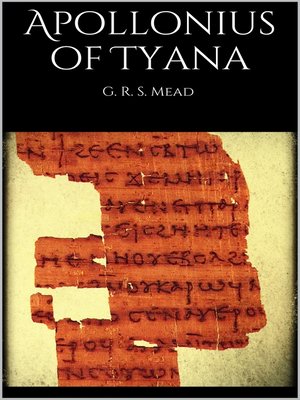 cover image of Apollonius of Tyana